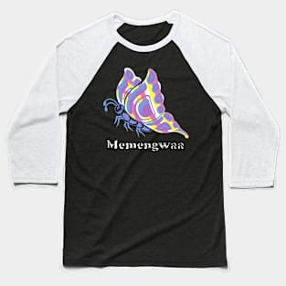 Memengwaa (Butterfly) Bigender Pride Baseball T-Shirt